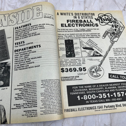 1981 Dec - Treasure Magazine - Treasure Hunting Metal Detecting Gold Coins M10