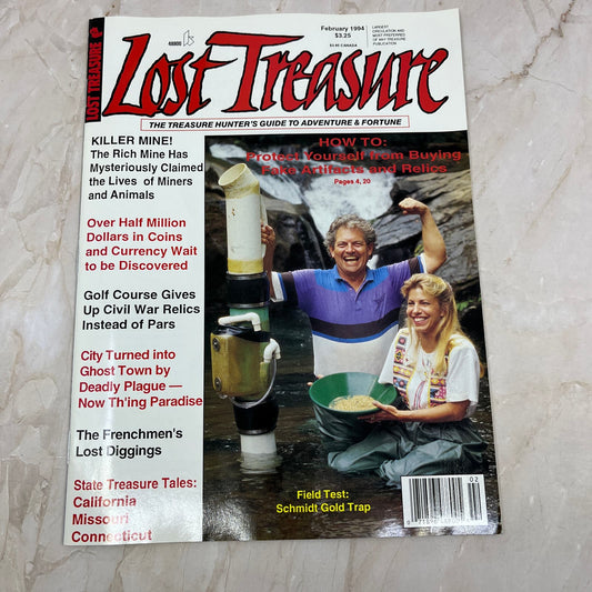 1994 Feb - Lost Treasure Magazine - Treasure Hunting Gold Prospecting M14