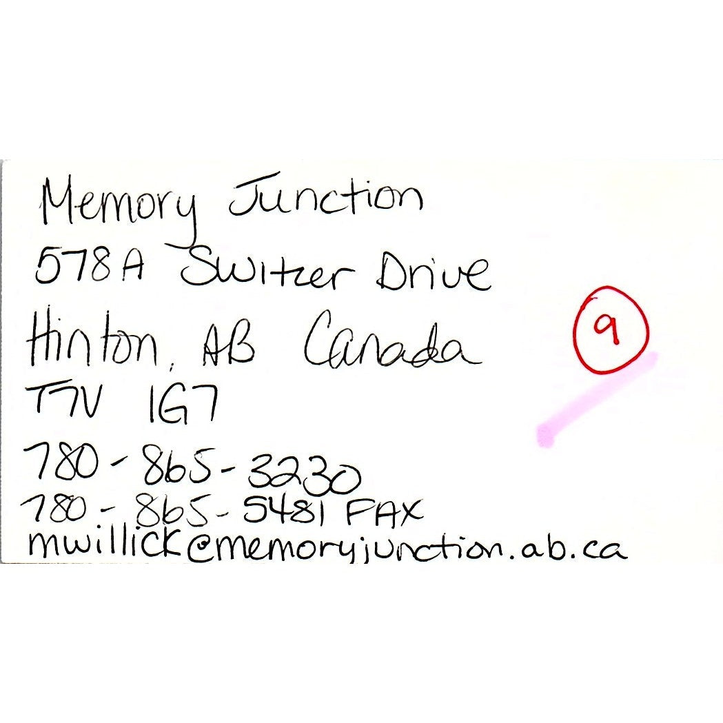 Julie Tucker Cream of the Crop Scrapbook Milledgeville GA Business Card SC9-B11