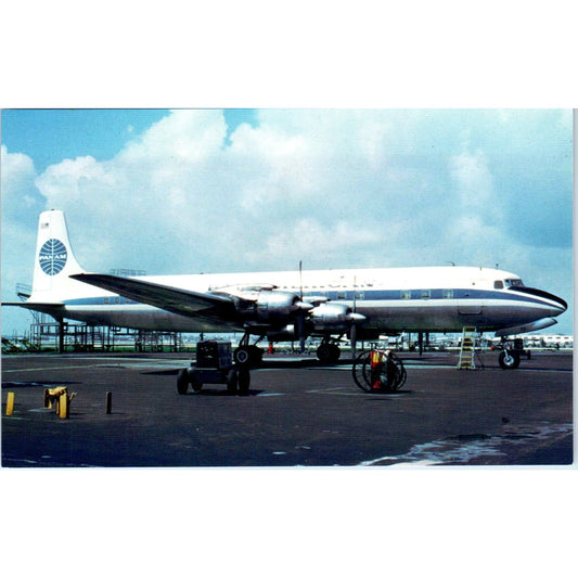 Pan American Airways Douglas DC6B Vintage Postcard PC1