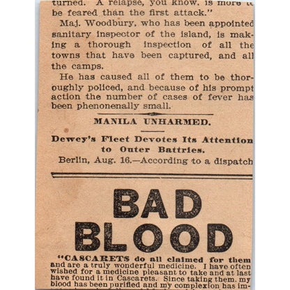 State Electro-Medical Institute Quackery Minneapolis 1898 Newspaper Ad AF2-Q4