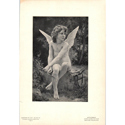 Cupid Lying in Wait - Bouguereau c1905 Art Print D16