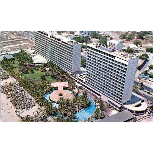 Acapulco Hilton Hotel Vintage Postcard PE4