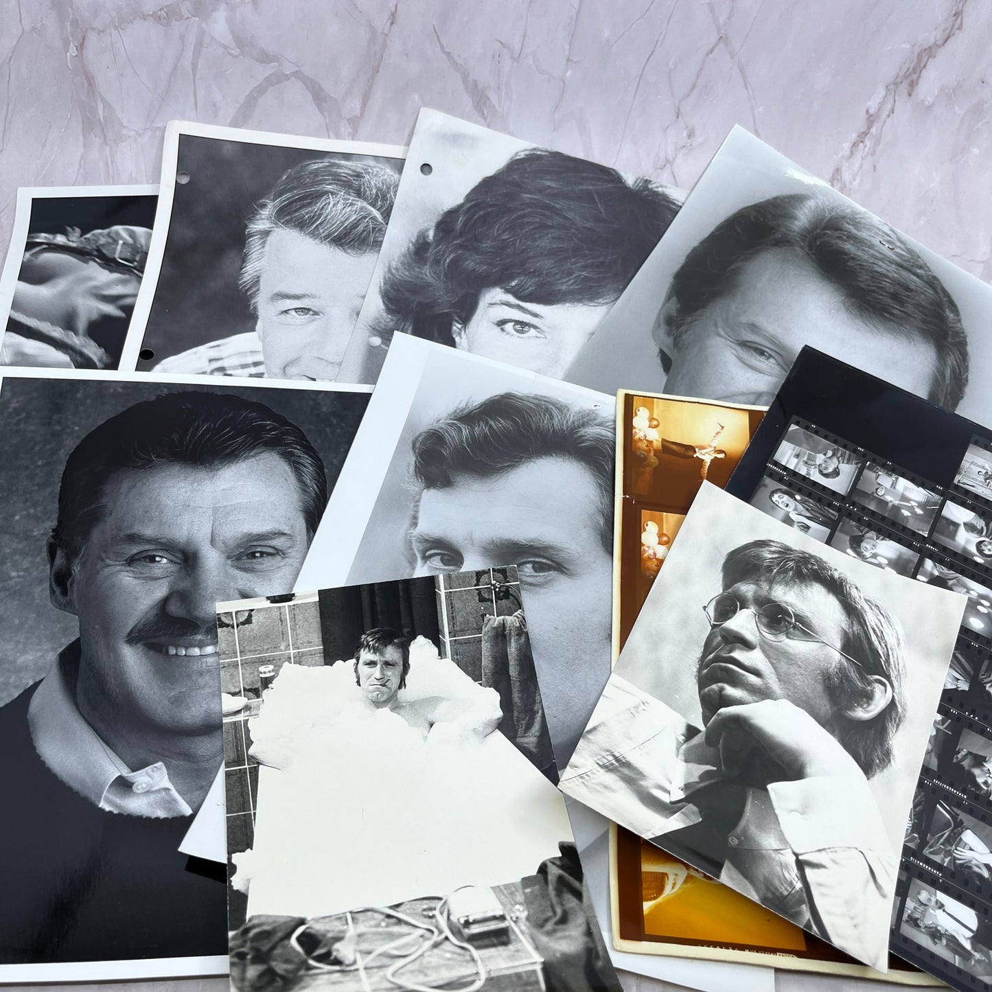 Huge of 1960s-70s Modeling Agency Headshots and Stills Over 1 Pound TH2