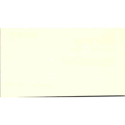 The Ivory Mug Ceramics Torrance CA Vintage Business Card SD9-B5