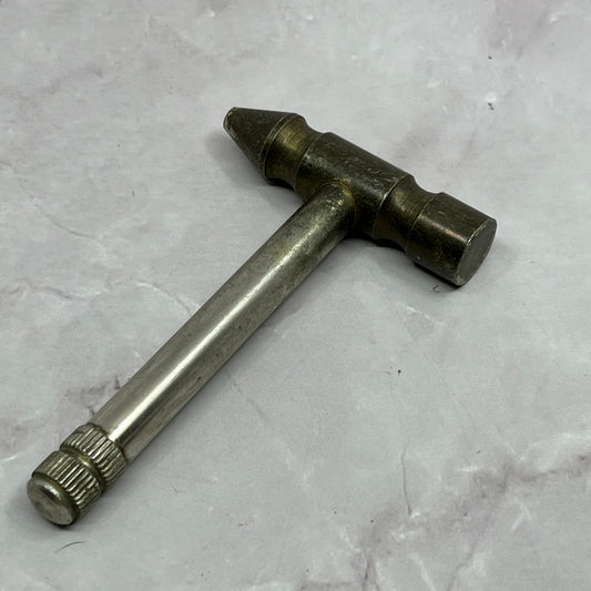 Vintage 3.5" Pocket Travel Metal Ball Peen Hammer SC1