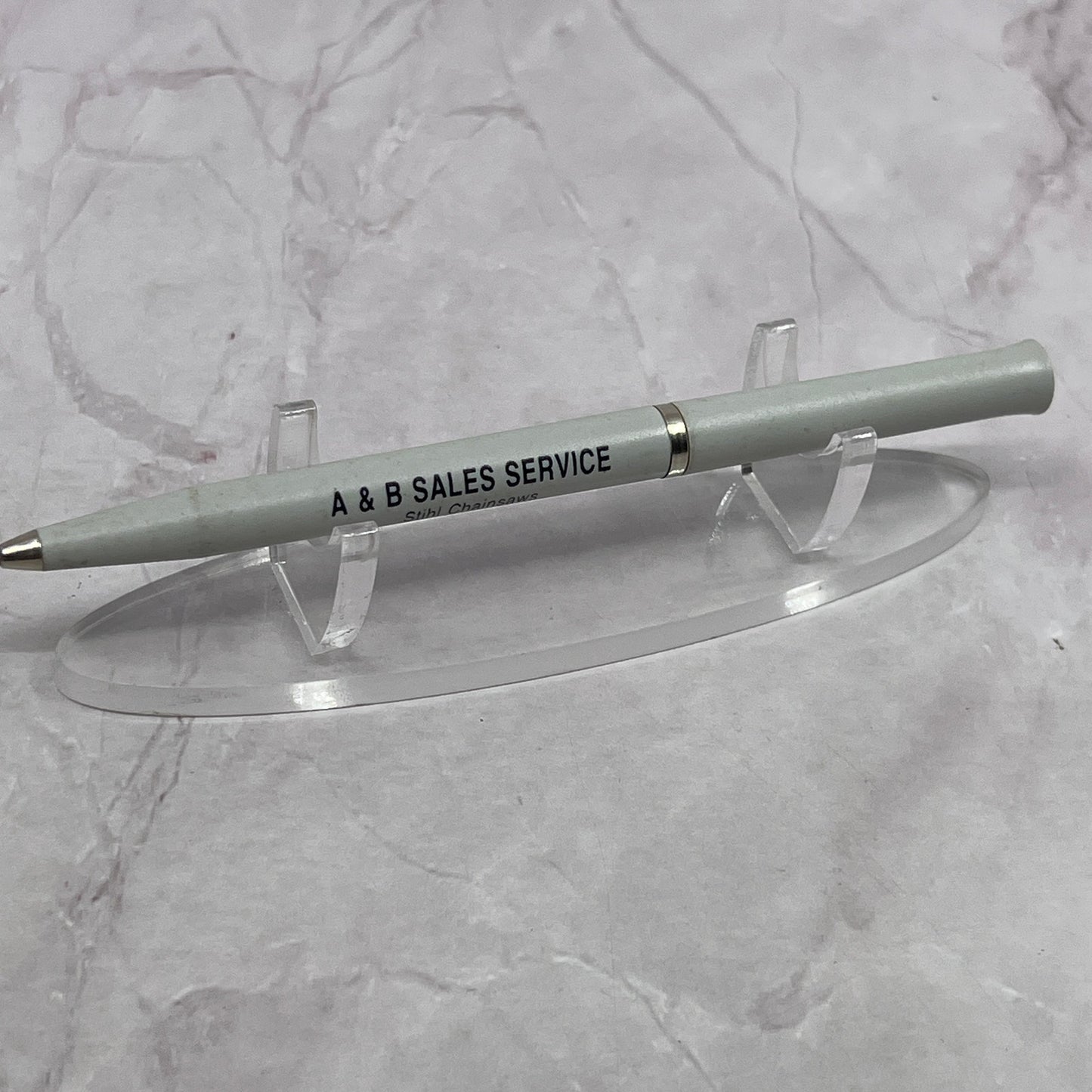 A&B Sales Service Stihl Chainsaws Ronks PA Vintage Advertising Pen TC5-PP2