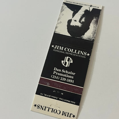 Jim Collins - Dan Schaefer Promotions Vintage Matchbook Cover TB6-MB2-5
