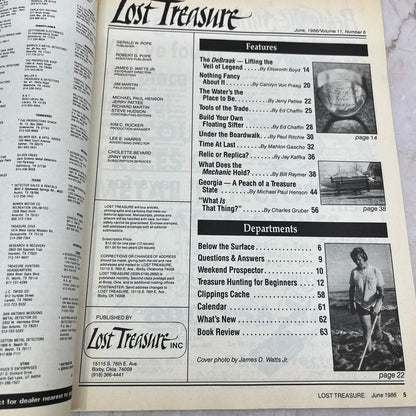 1986 June - Lost Treasure Magazine - Treasure Hunting Gold Prospecting M15