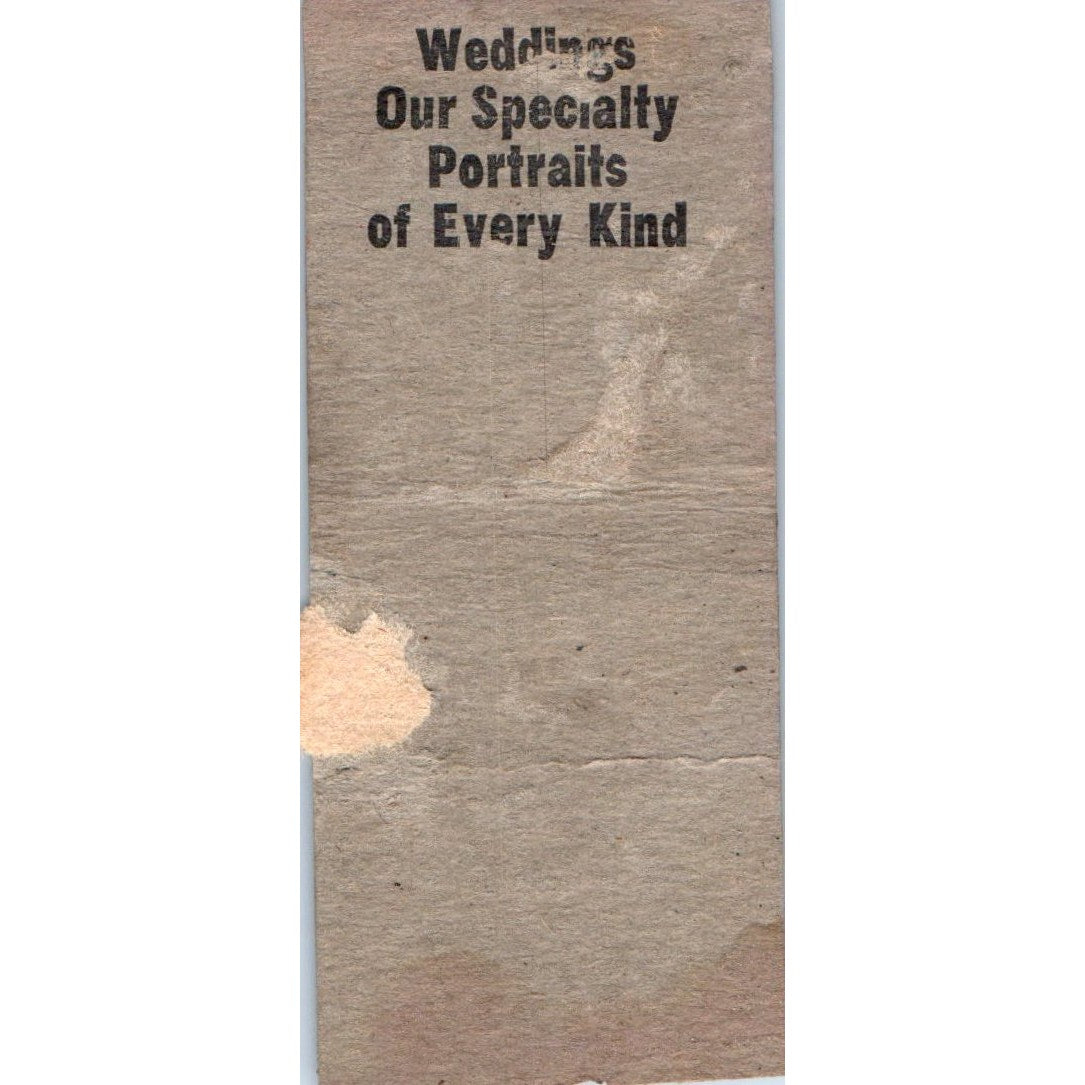 Sun Studios Photography Eau Claire WI Vintage Matchbook Cover SD4-Y10