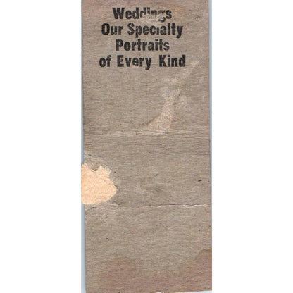 Sun Studios Photography Eau Claire WI Vintage Matchbook Cover SD4-Y10