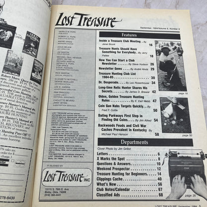 1984 Sept - Lost Treasure Magazine - Treasure Hunting Gold Prospecting M15