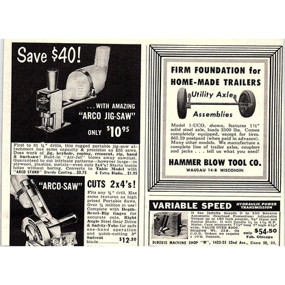 McCall's Do-It-Yourself Full Scale and Transfer Patterns Dayton OH 1955 Ad AG1-5