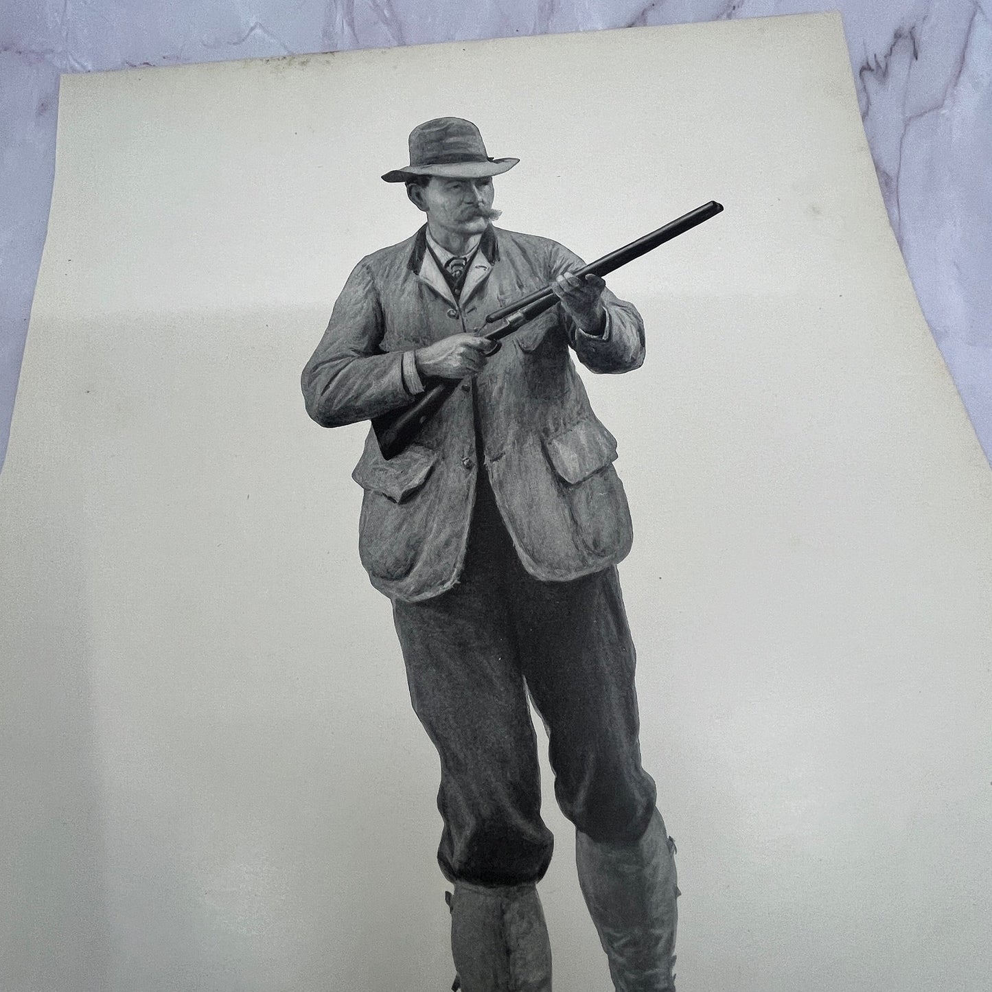 The Huntsman - Original 1904 A.B. Frost Art Print V14-3