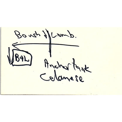 Briggs Weaver Industrial Supply Terry W Gaudet La Porte TX Business Card SB4-B11