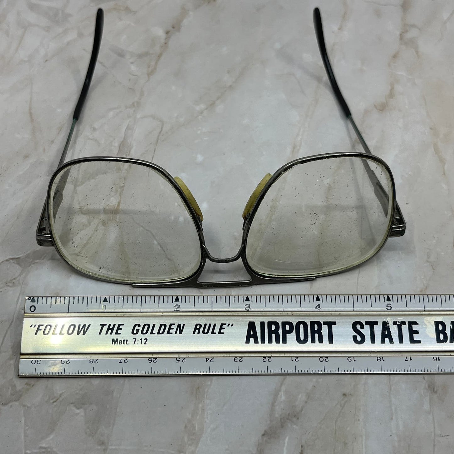 Retro Men’s Silver Tone Aviator Sunglasses Eyeglasses Frames TD7-G5-7