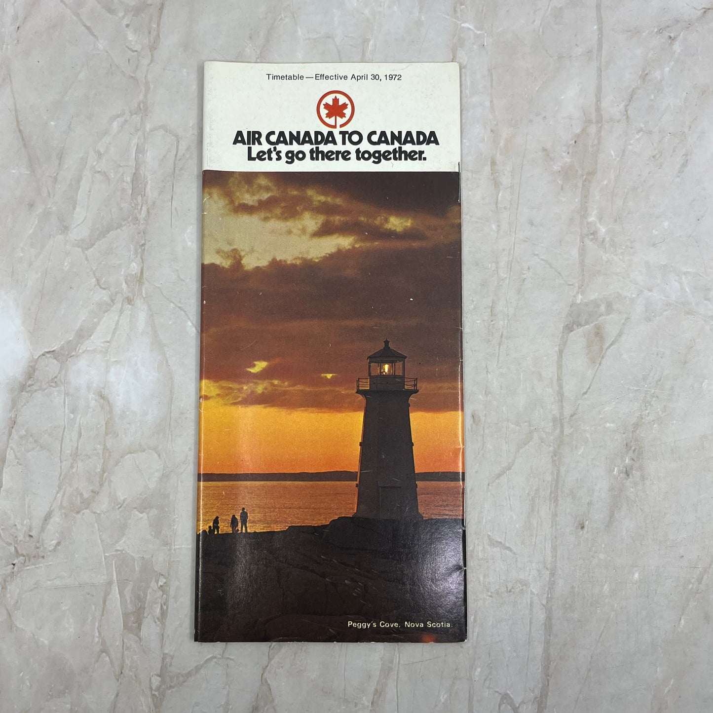 1972 Air Canada Airlines Travel Guide and Timetables TJ4-P2