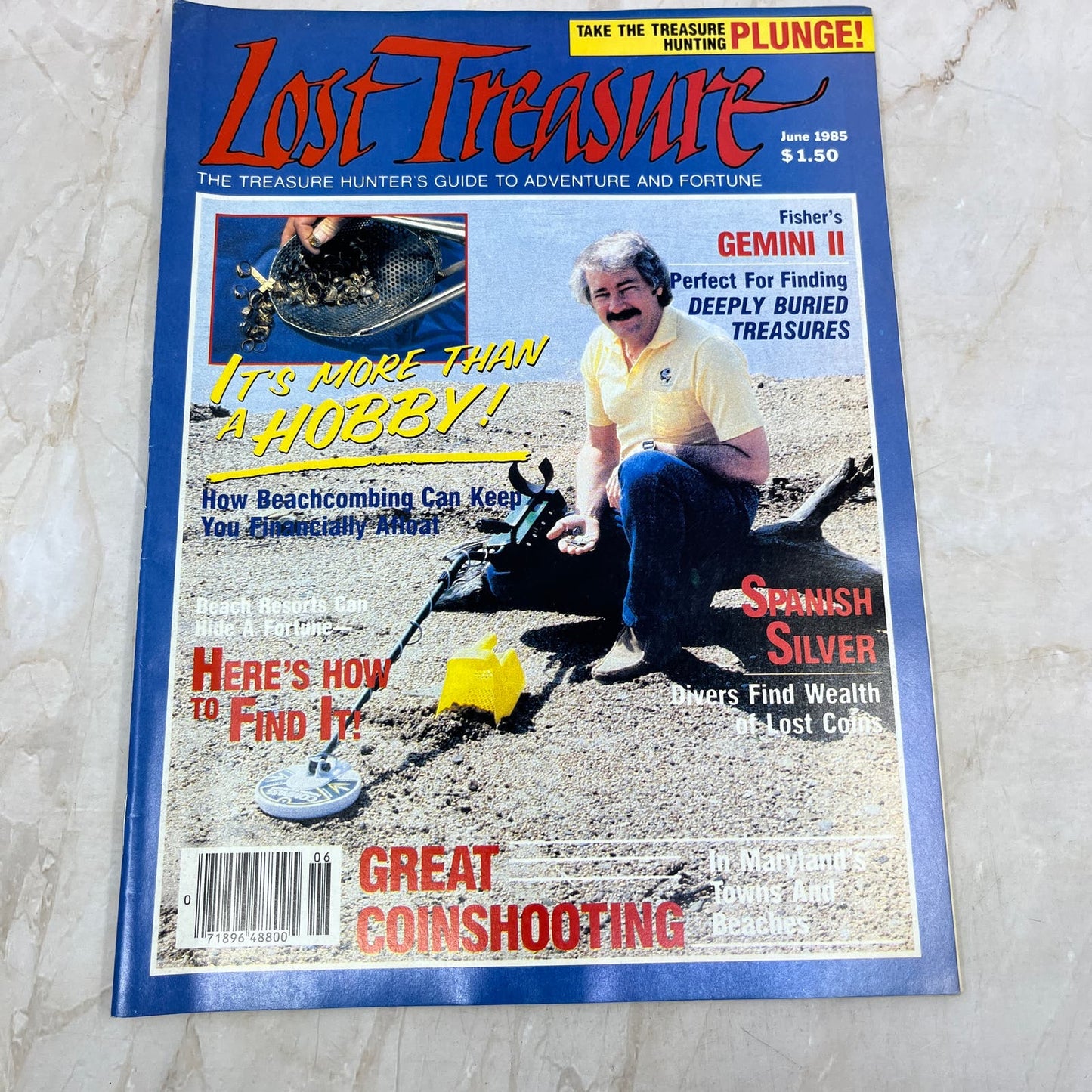 1985 June - Lost Treasure Magazine - Treasure Hunting Gold Prospecting M15