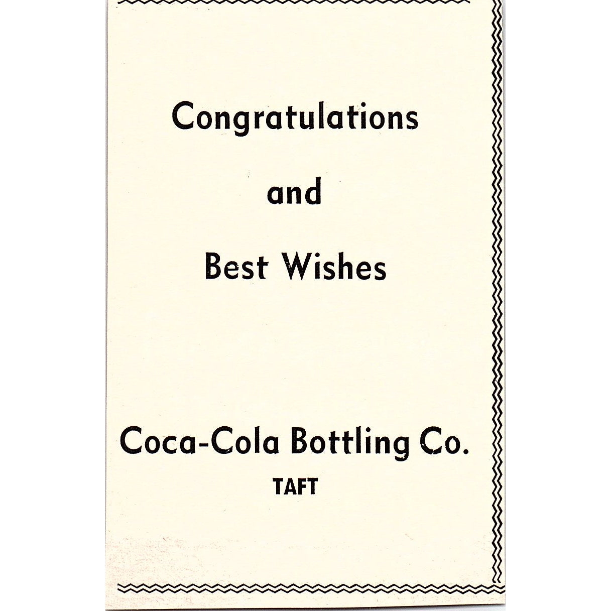 White Elephant Steak House, Coca-Cola Bottling Co - Taft CA 1965 Ad AF8-M5