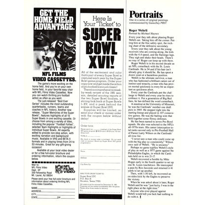 NFL Merged Teams and War Years Article WWII 8x11" 1981 Ad D26