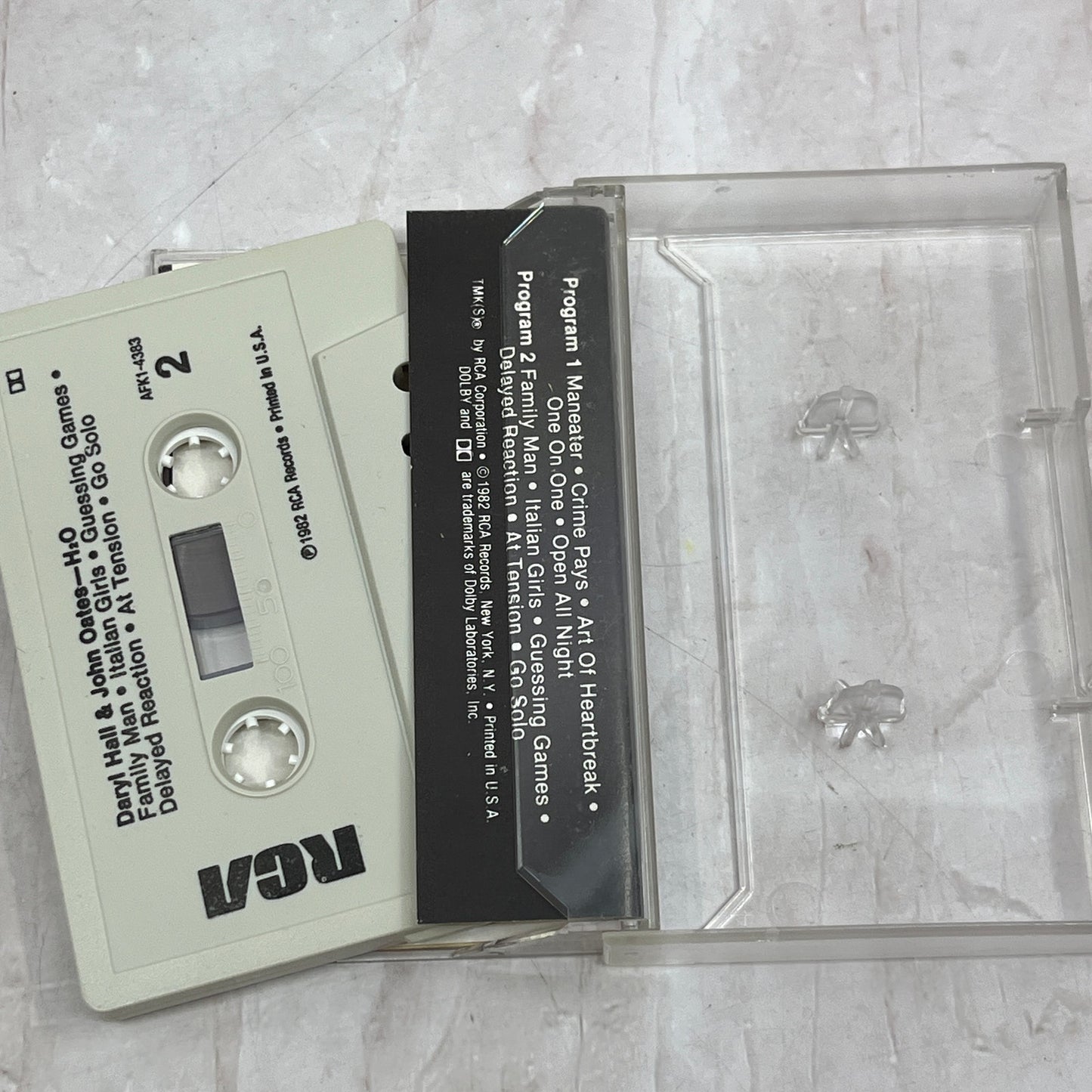 Daryl Hall & John Oates H2O Cassette Tape Ti5-CT1