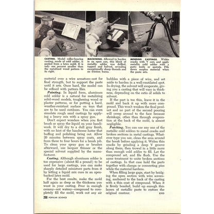 What You Can Do With Cold Solder Henry B Comstock 2-Page 1955 Article AG1-4