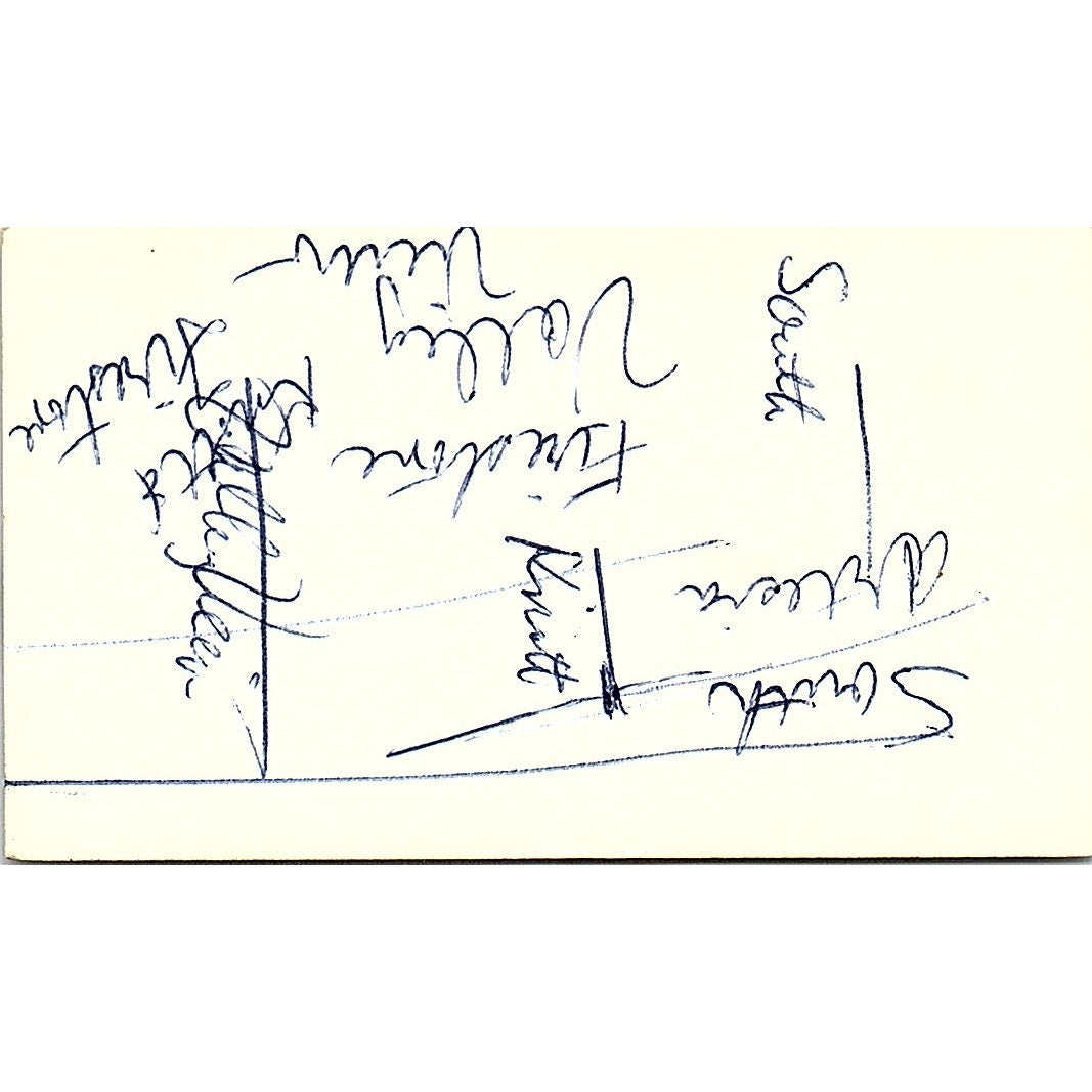 Metropolitan Supply Jim Mensie Montebello CA Vintage Business Card SB4-B11