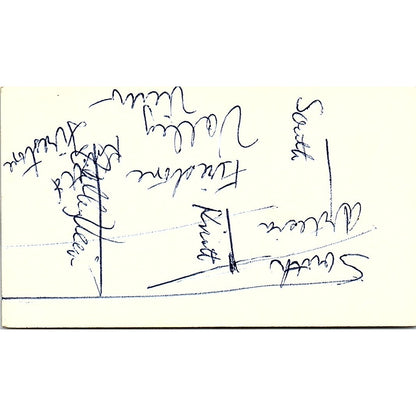 Metropolitan Supply Jim Mensie Montebello CA Vintage Business Card SB4-B11