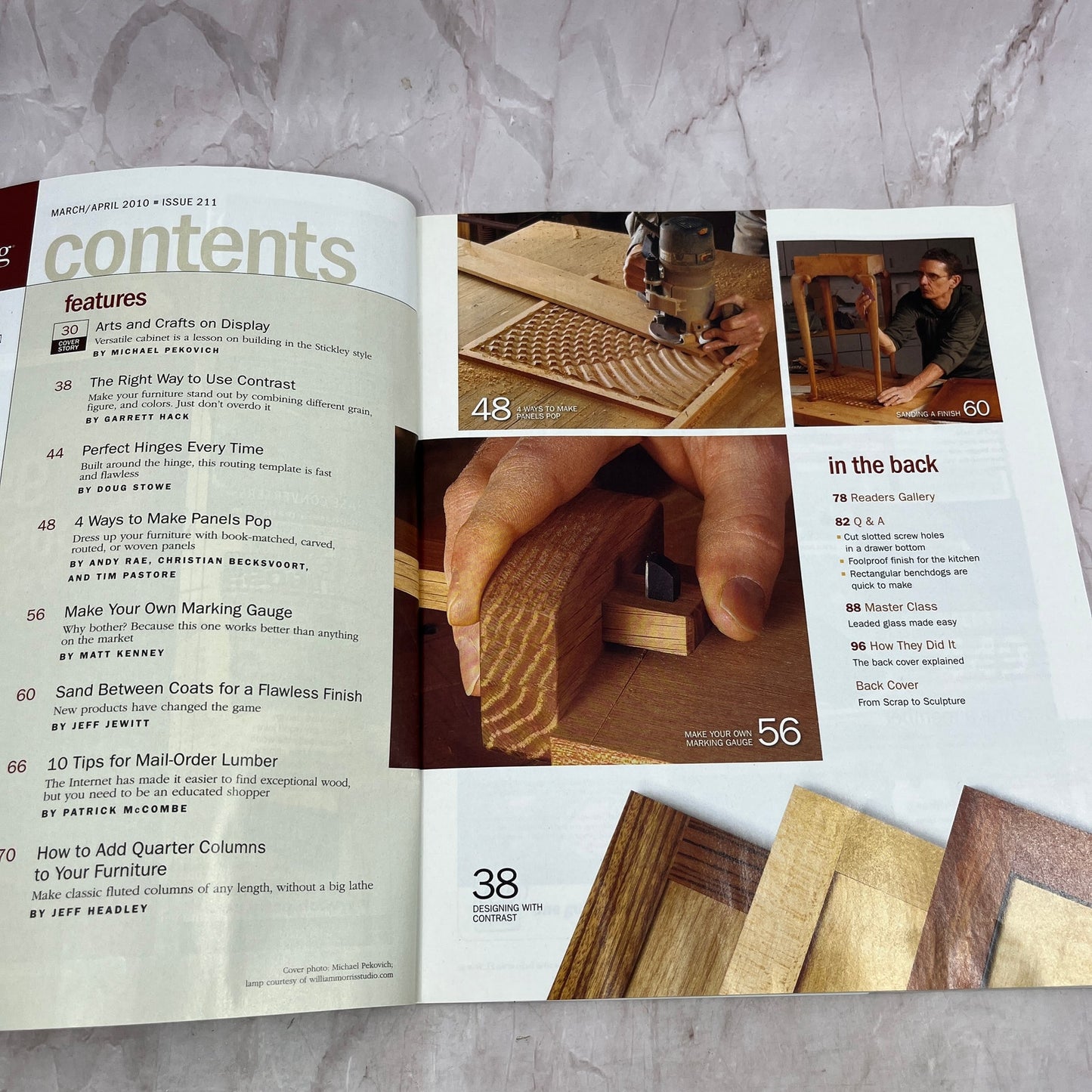 Craftsman Display Case - Apr 2010 No 211 Taunton's Fine Woodworking Magazine M34