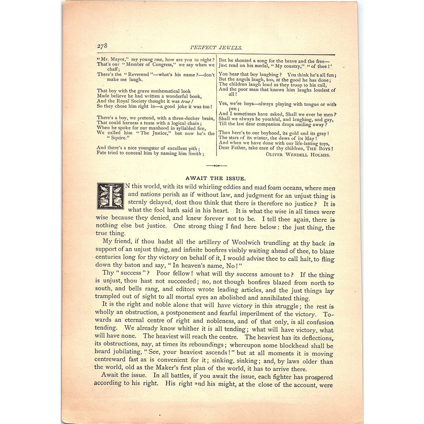 The Heathen Chinee Table Mountain 1870 - F Bret Harte 2 Pages 1884 Poem TA5-CJ-6