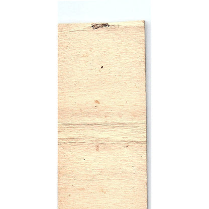 Lipprandt and Murphy Bar Curtiss WI Vintage Matchbook Cover SF3-Y5