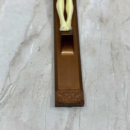 Vintage MCM Celluloid Crucifix Jesus on Cross 8x4.5 TD5