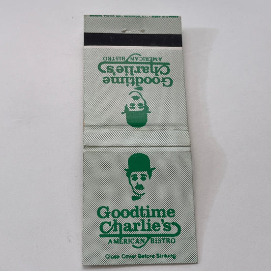 Good Time Charlie's American Bistro Glastonbury CT Vintage Matchbook TB8-MB-13