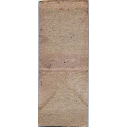 Maas Standard Service Wausau WI Christmas Vintage Matchbook Cover SD2-Y12