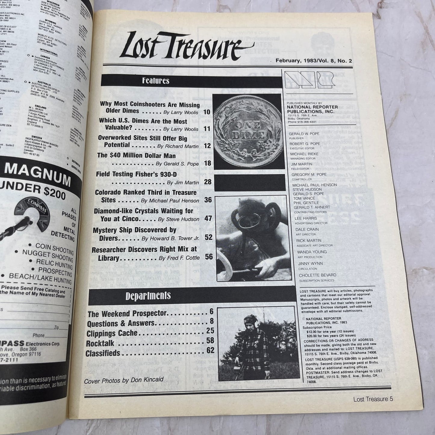 1983 Feb - Lost Treasure Magazine - Treasure Hunting Gold Prospecting M15