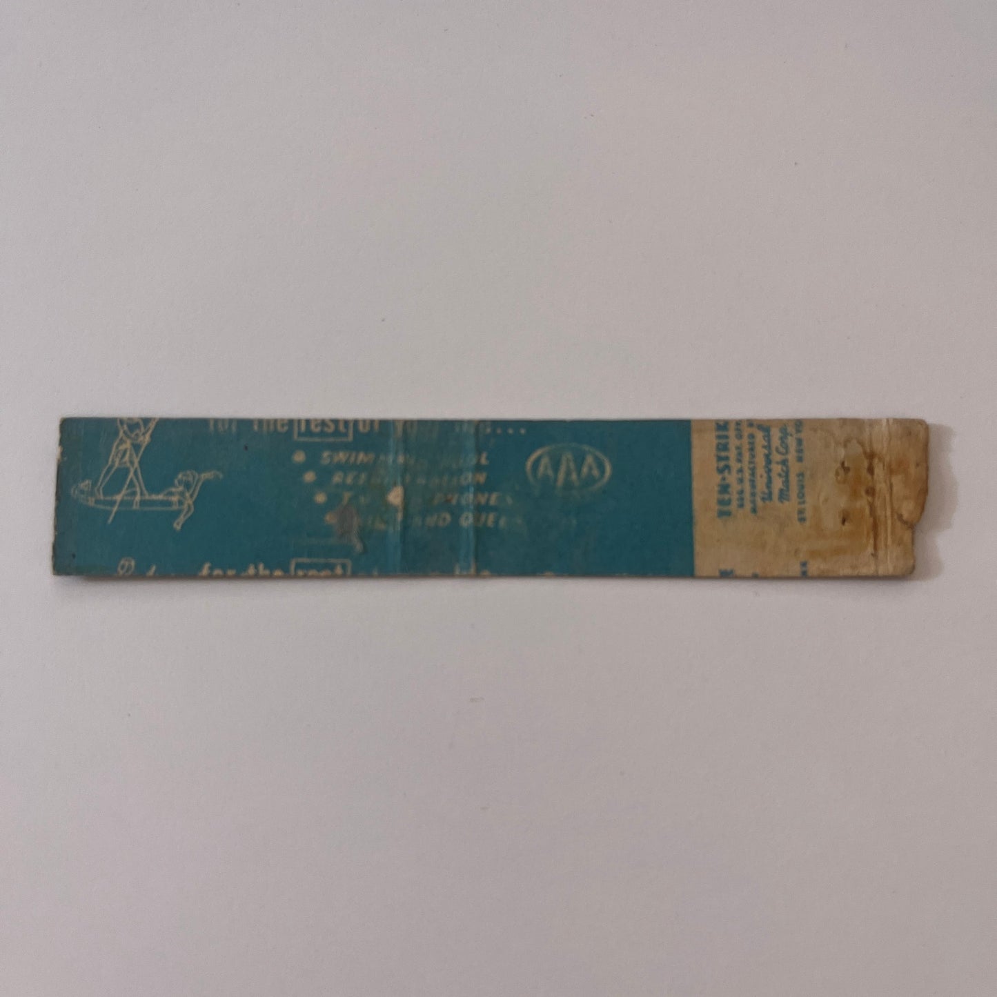 Egyptian Motor Hotel Phoenix AZ Vintage Matchbook TB6-MB2-9