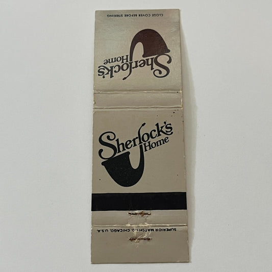 Sherlock's Home Restaurant Milwaukee WI Vintage Matchbook Cover TB6-MB2-1