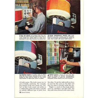 New Paints Give You Pro's Skill George H. Waltz Jr. 4-Page 1955 Article AG1-4