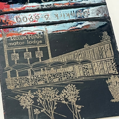 Allen Park Motor Lodge Masi's Matador Dining Room MI Vintage Matchbook TB8-MB-12