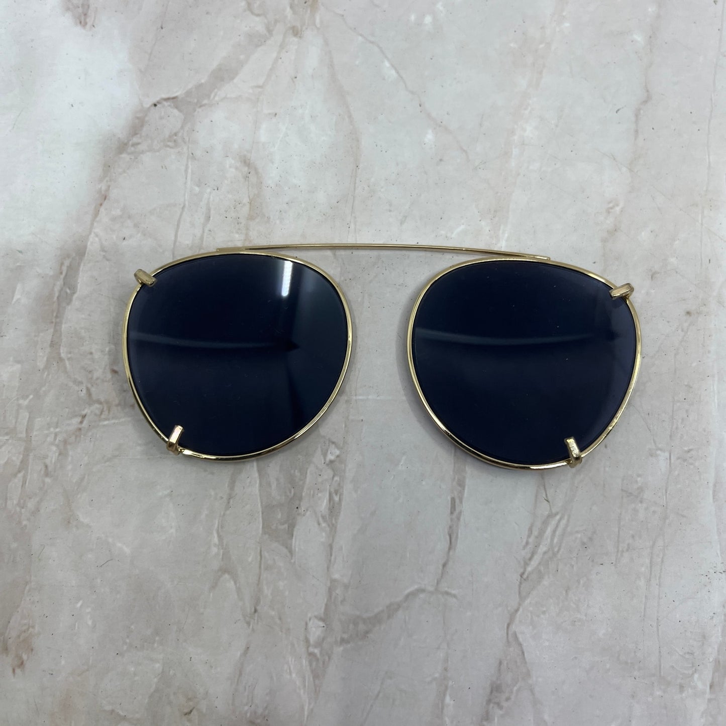 Vintage 1990s Solar Shield Clip on Sunglasses Retro Smoke USA TG7-G5-10