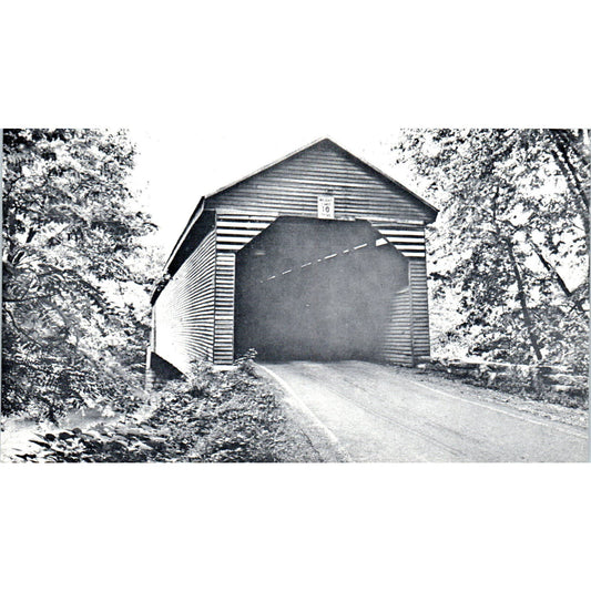 Mount Jackson VA Shenandoah River Covered Bridge Postcard PC3