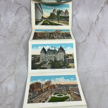 Vintage Albany New York Souvenir Postcard Book P9-1