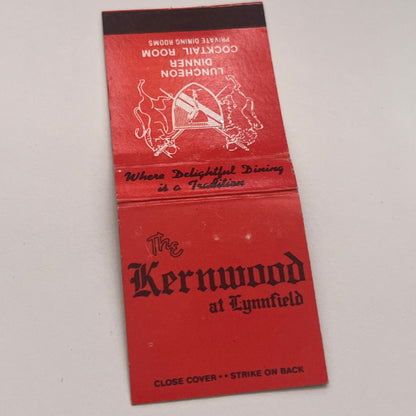 The Kernwood at Lynnfield Restaurant Vintage Matchbook Cover MM4-2