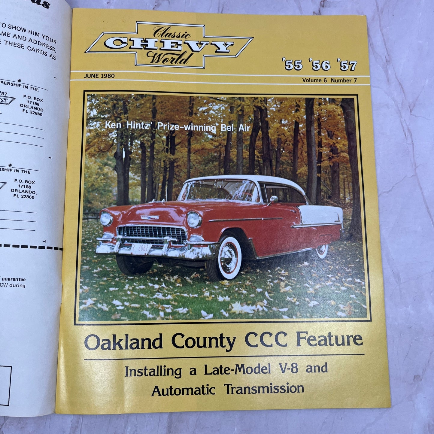 Automatic Transmission - '55, '56, '57 Classic Chevy World Magazine Jun 1980 M30