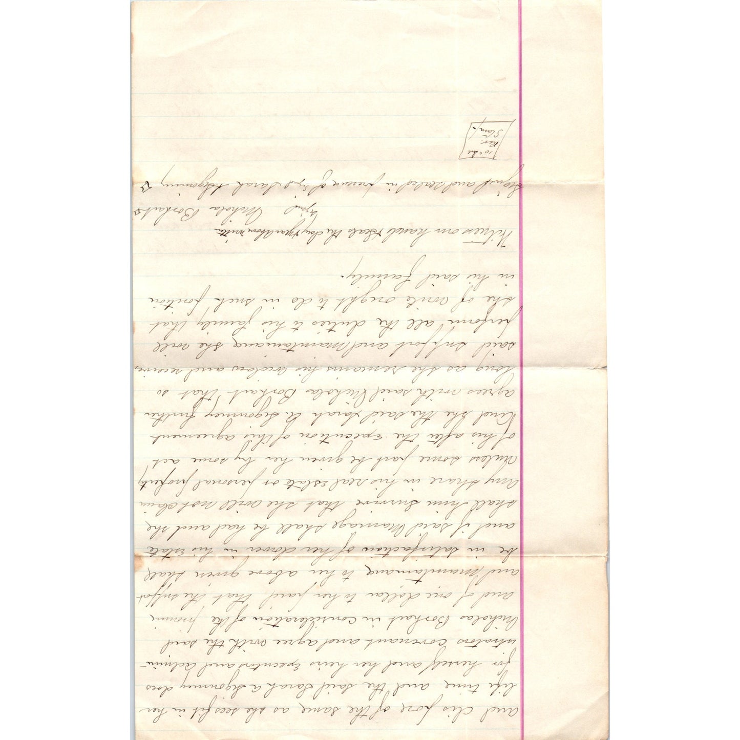 1863 Marriage Agreement Lowville NY Nicholas Borhart Sara A. Sigourney D23