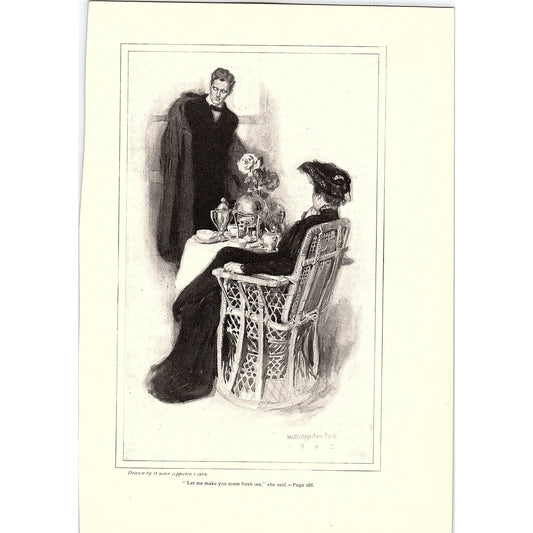 Walter Appleton Clark - Let Me Make You Some Fresh Tea Antique Art Print 6x9 V10