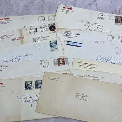 c1930 Huge Lot Perkiomen Valley Mutual Fire Ins Postal Cover Envelopes TG7-EB3