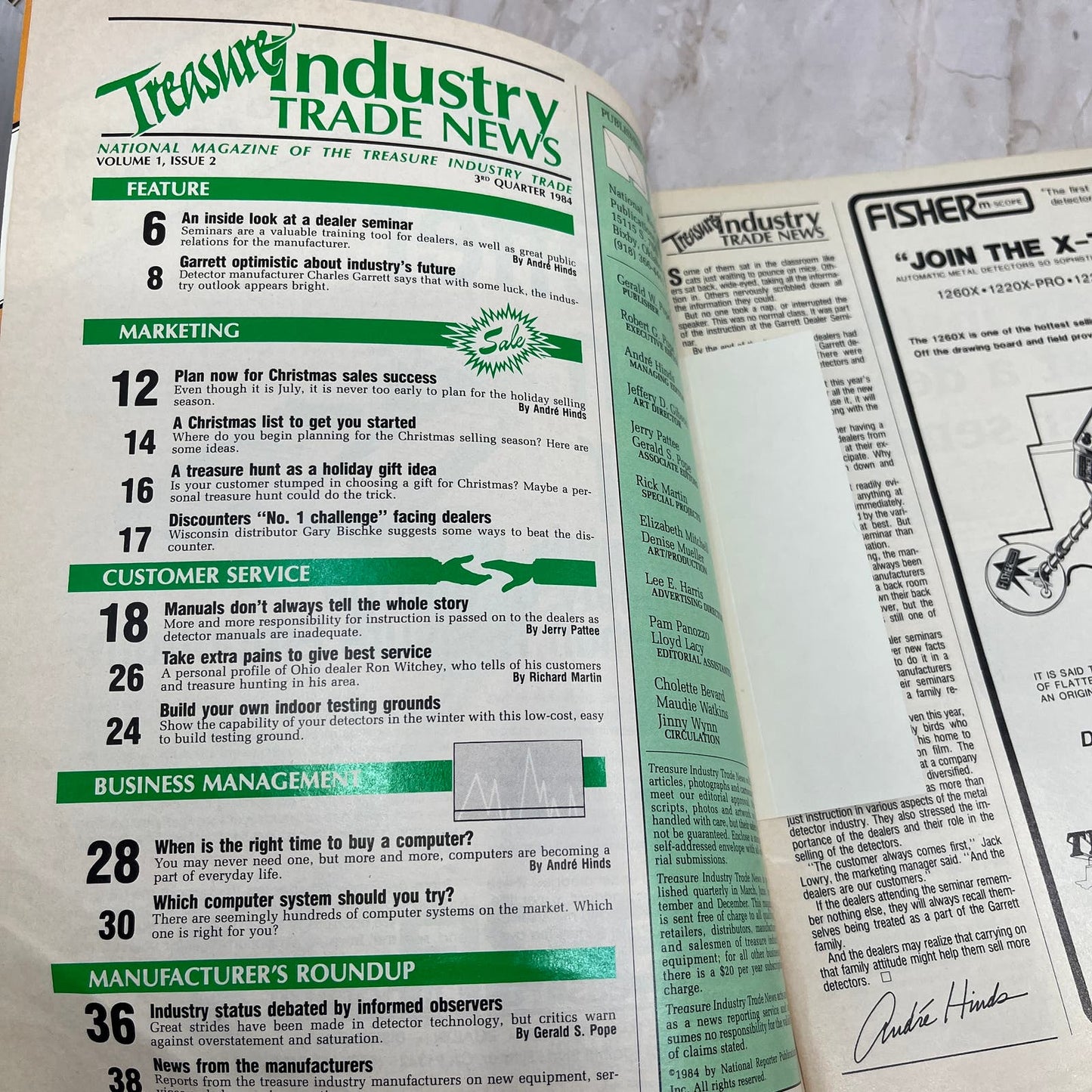 1984 3rd Quarter - Treasure Industry Trade News Magazine - Treasure Hunting M18