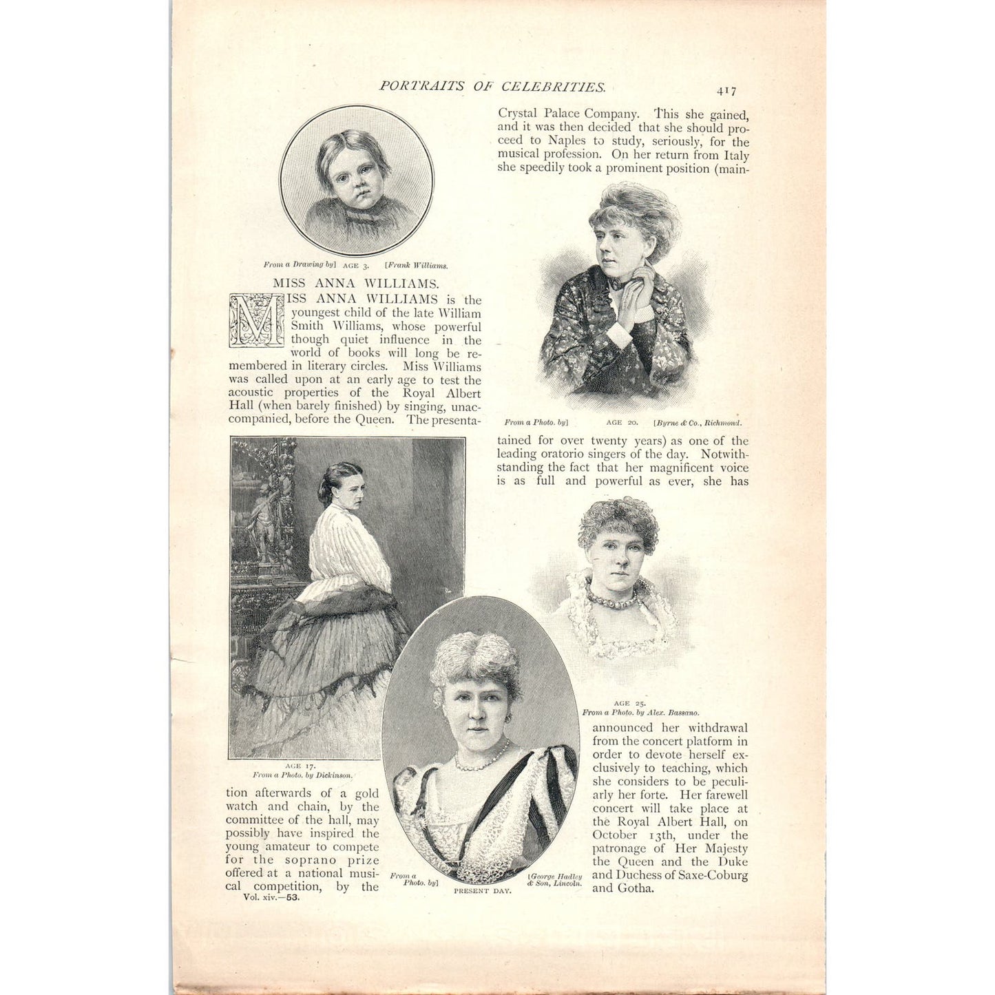 Portrait of Celebrities Harry De Windt Anna Williams 1897 Article AE9-TS1