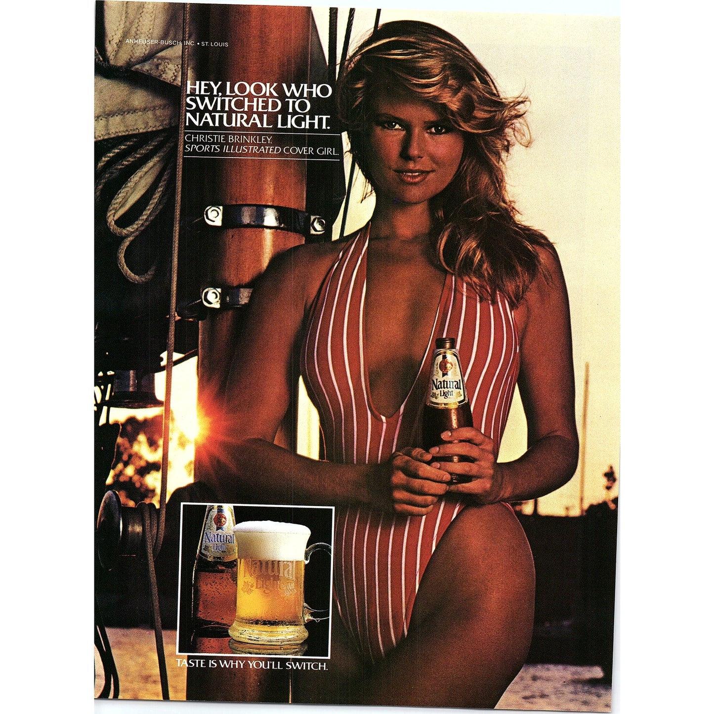 Budweiser - This Bud's For You Bar Tap 8x11" 1981 Ad D26